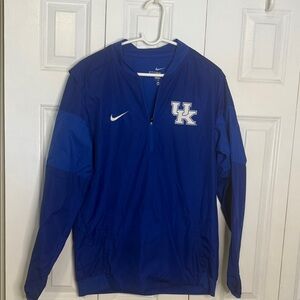 Nike UK Men's Royal Blue Windbreaker with Logo